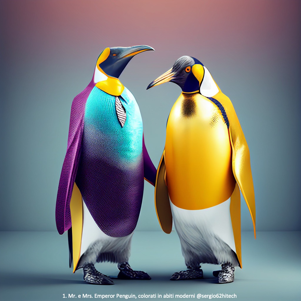 Mr and Mrs Emperor Penguin 1 @sergio62hitech