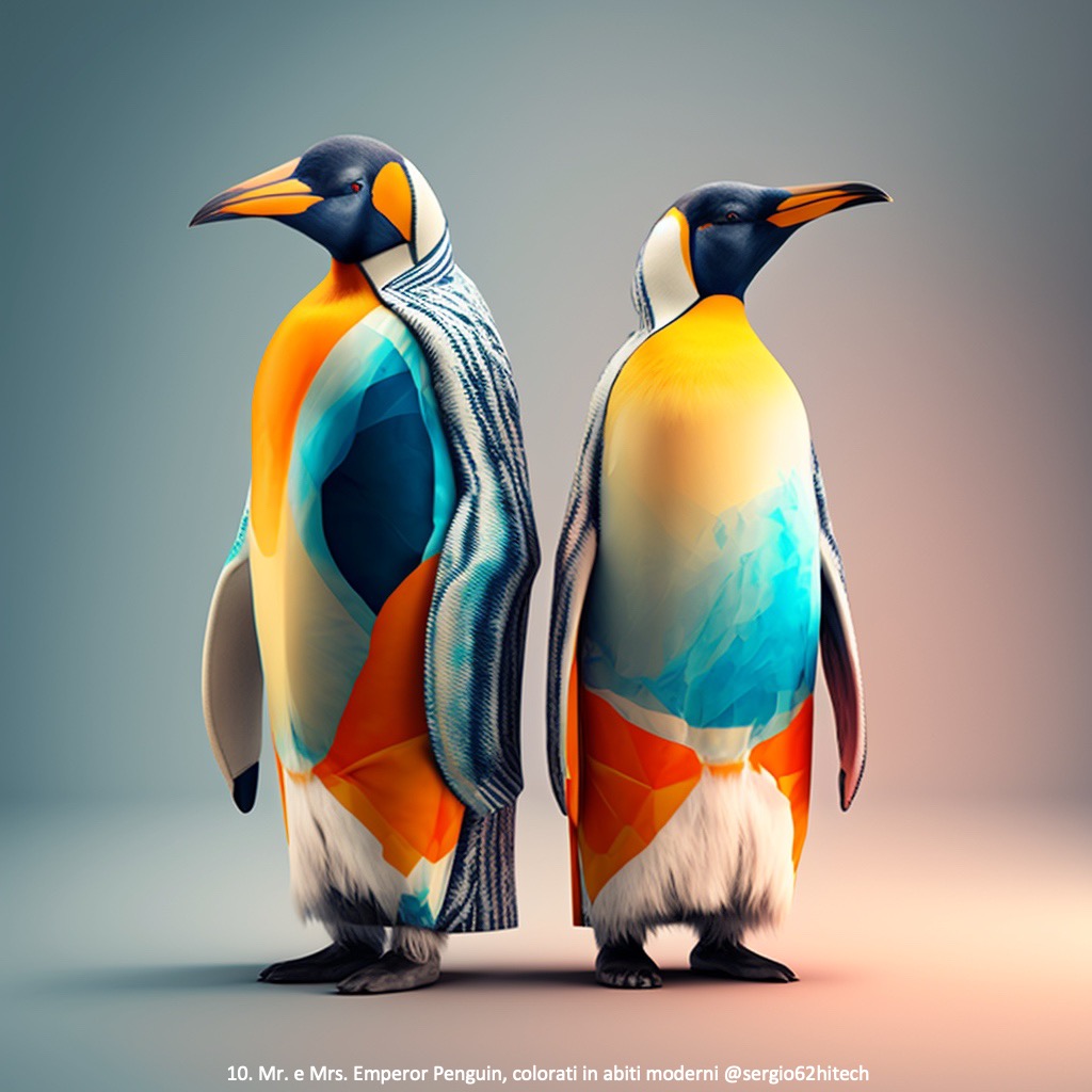 Mr and Mrs Emperor Penguin 10 @sergio62hitech
