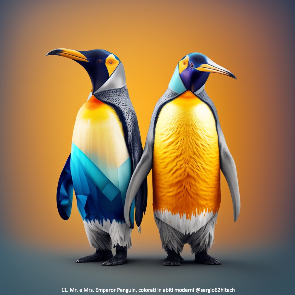 Mr and Mrs Emperor Penguin 11 @sergio62hitech