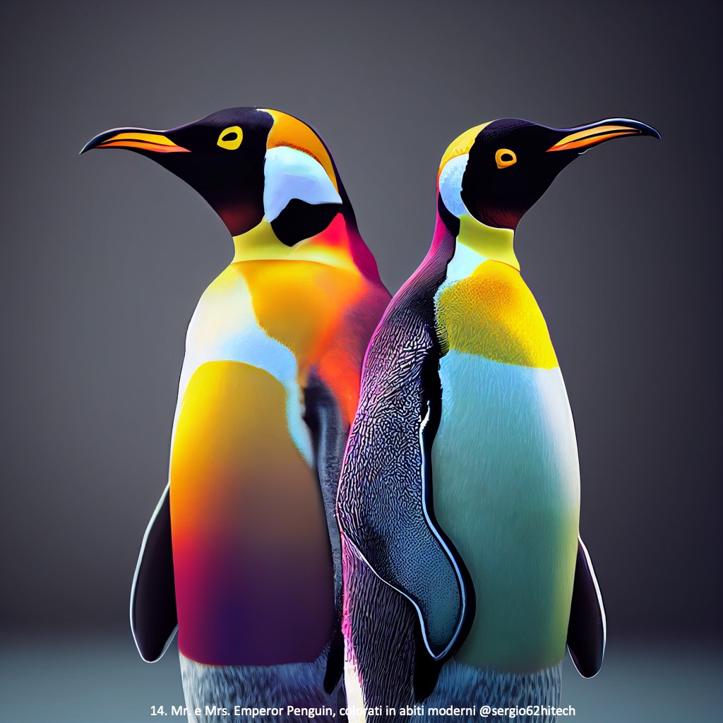 Mr and Mrs Emperor Penguin 14 @sergio62hitech