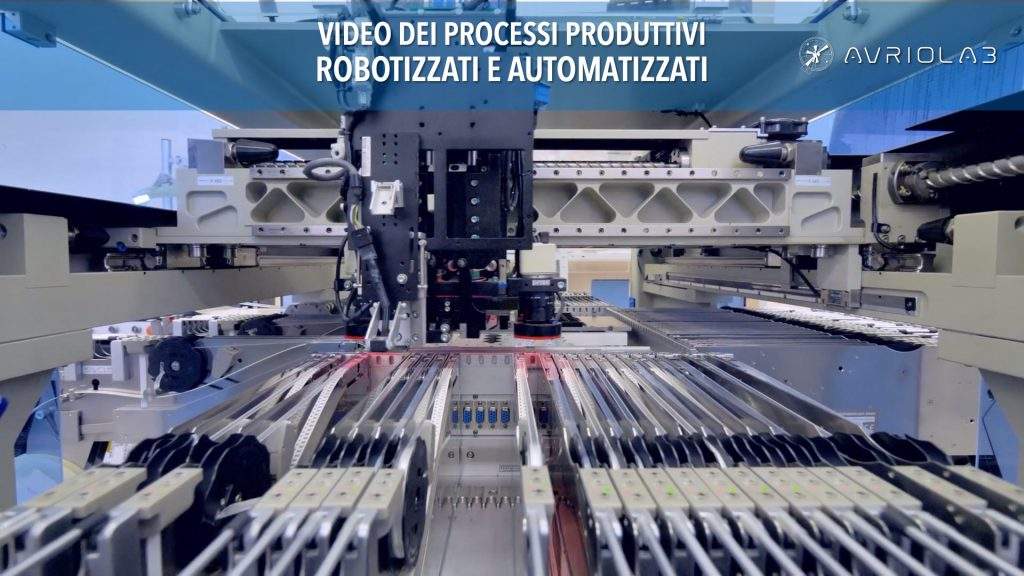 Video dei Processi Produttivi robotizzati e automatizzati
