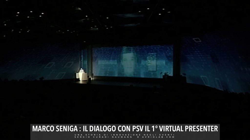Marco Seniga : Il dialogo con PSV IL 1° Virtual Presenter - Convention Publitalia 1999
