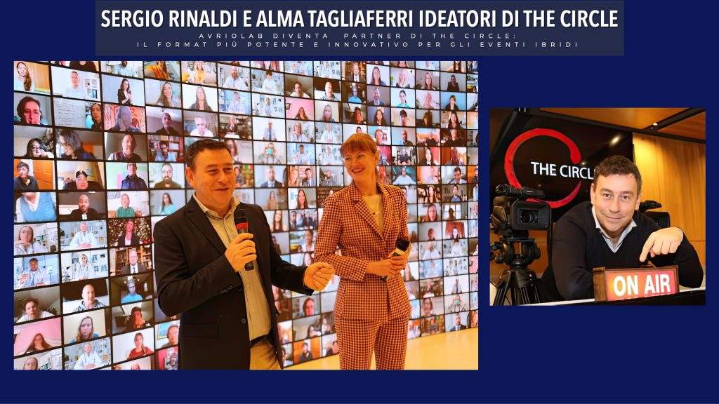 Sergio Rinaldi e Alma Tagliaferri ideatori di THE CIRCLE