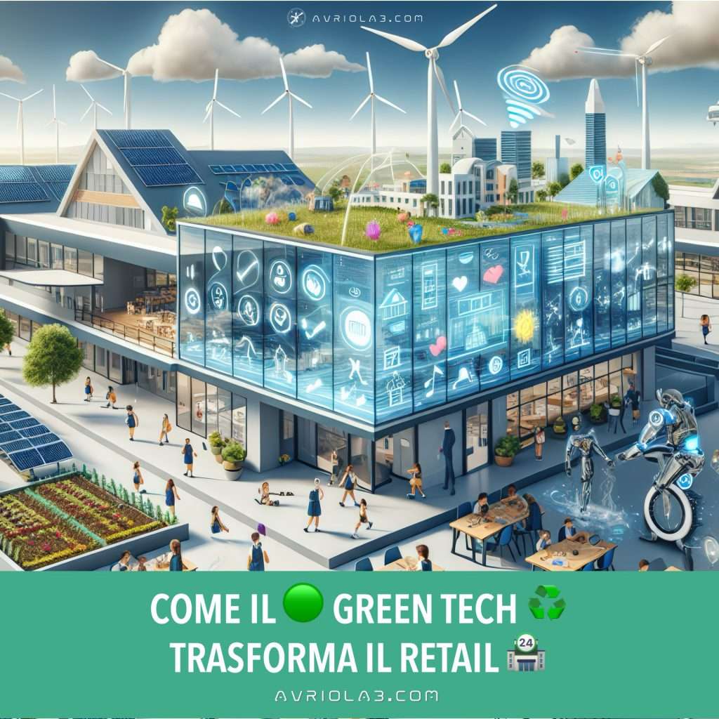 Come il 🟢♻️ Green Tech Trasforma il Retail 🏪: Esempi, Vantaggi e Nuovi Format di Negozio