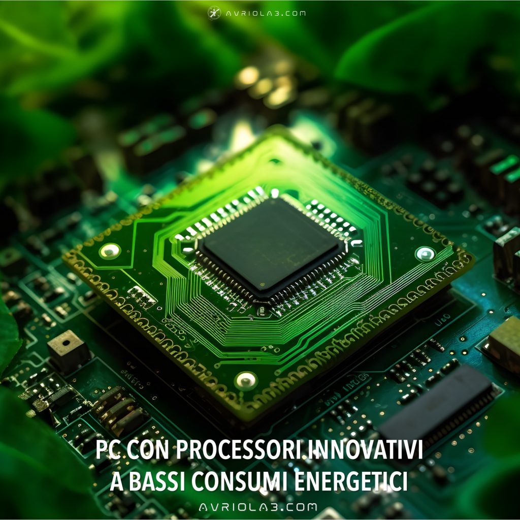 PC CON PROCESSORI INNOVATIVI
A BASSI CONSUMI ENERGETICI