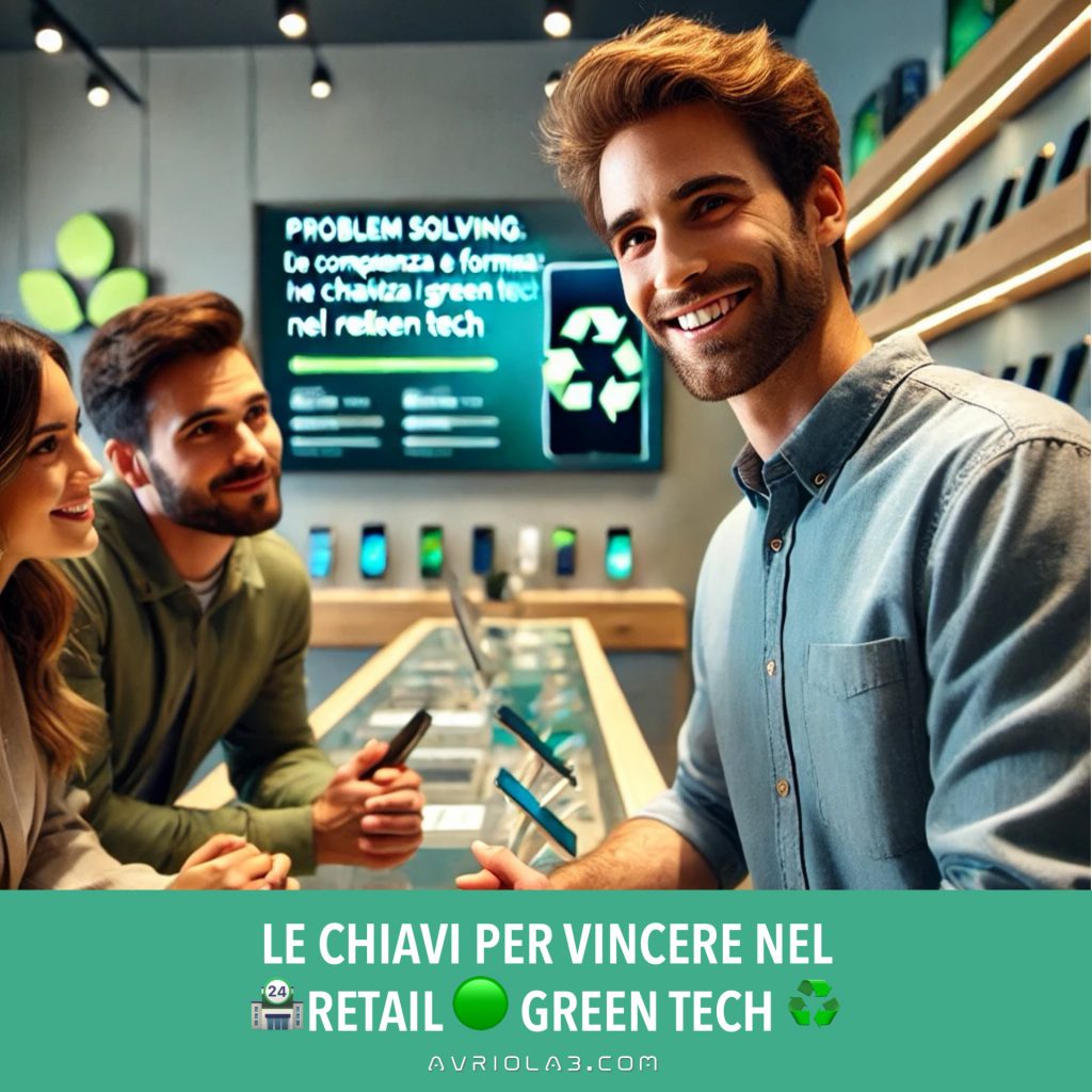 Nel Green Tech Retail, la customer experience non si costruisce sul semplice atto di vendere, ma sulla capacità di offrire consulenza.