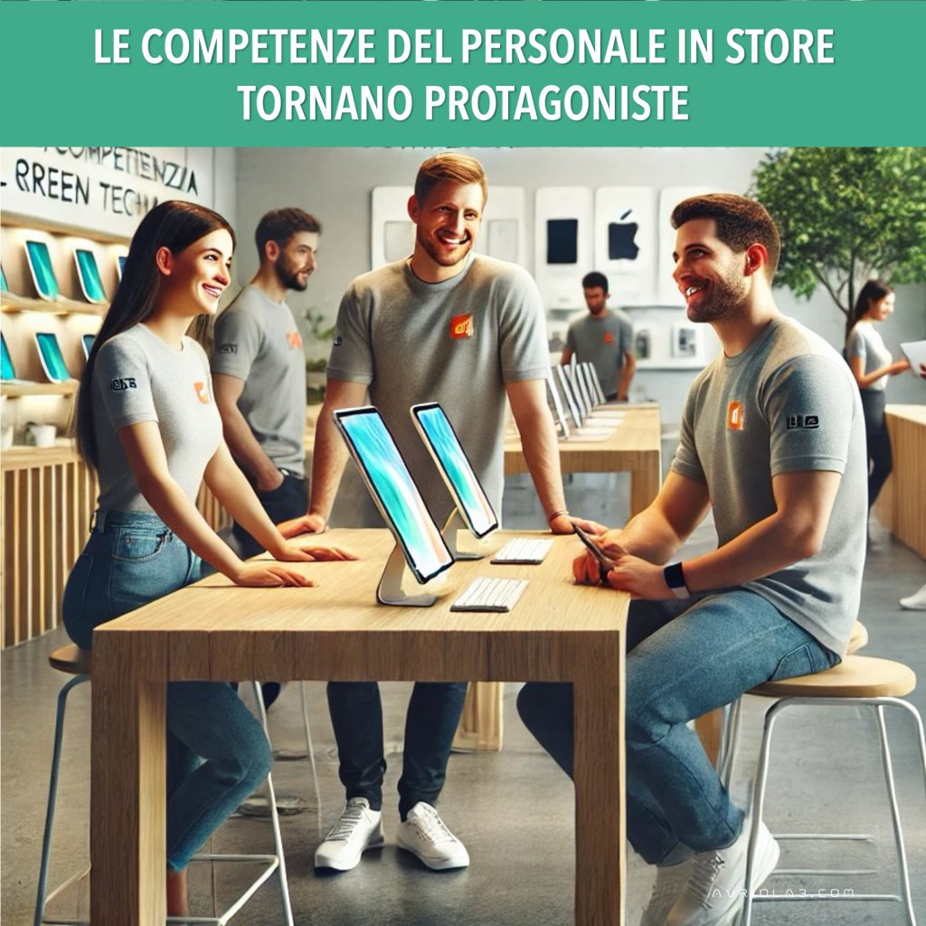Le competenze del personale in store tornano protagoniste.